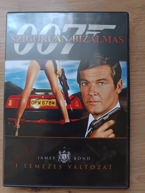 James Bond , "Szigoran bizalmas" DVD film , 1981 (Roger Moore)