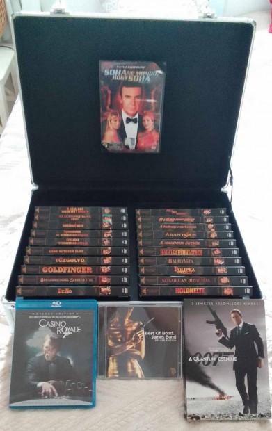 James Bond gynktska (40+3 DVD, 2 Blu-ray, 2 CD)