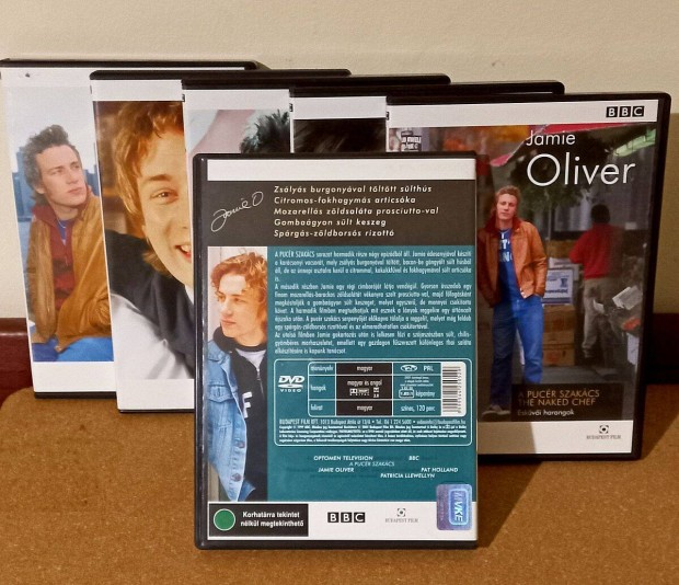 Jamie Oliver 6 rszes DVD BBC sorozat elad
