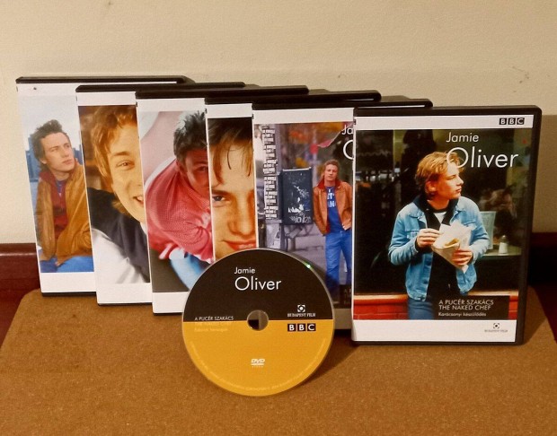 Jamie Oliver 6 rszes DVD sorozat elad