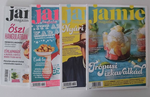 Jamie Oliver magazinok (4 db)