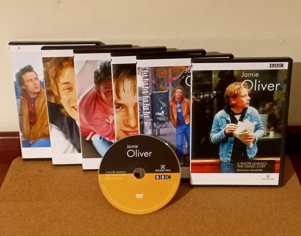 Jamie Oliver szakcs 6 rszes DVD sorozata magyarnyelv elad