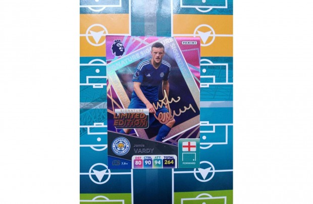 Jamie Vardy (Leicester City) Premier League 2025 Signature krtya