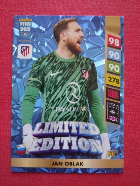 Jan Oblak (Atletico Madrid) FIFA 365 2025 Limited Edition focis krtya