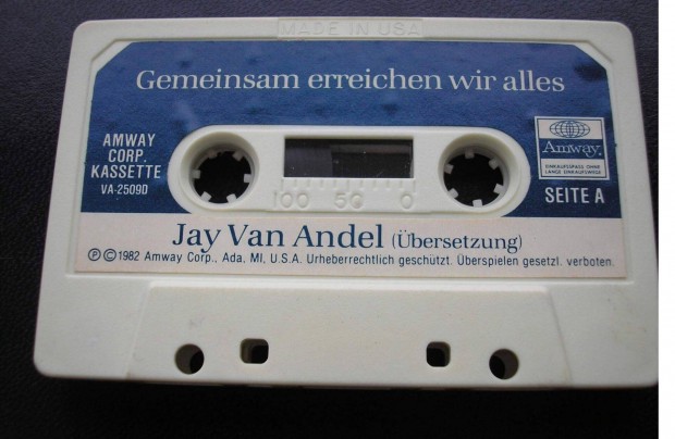 Jan Van Andel-Amway oktatsi anyag ,1982 , Made In USA krm