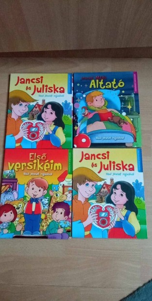 Jancsi s Juliska, Els versikm , Altatdal leporell j knyvek