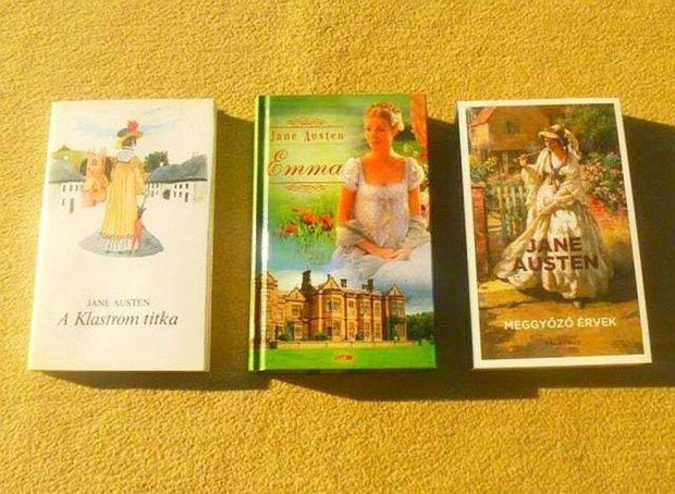 Jane Austen - A Klastrom titka, Emma, Meggyz rvek - j knyvek
