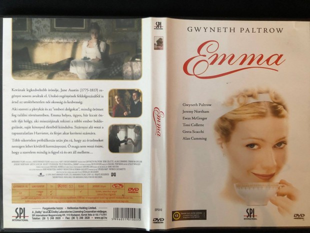 Jane Austen - Emma (karcmentes, Gwyneth Paltrow) DVD