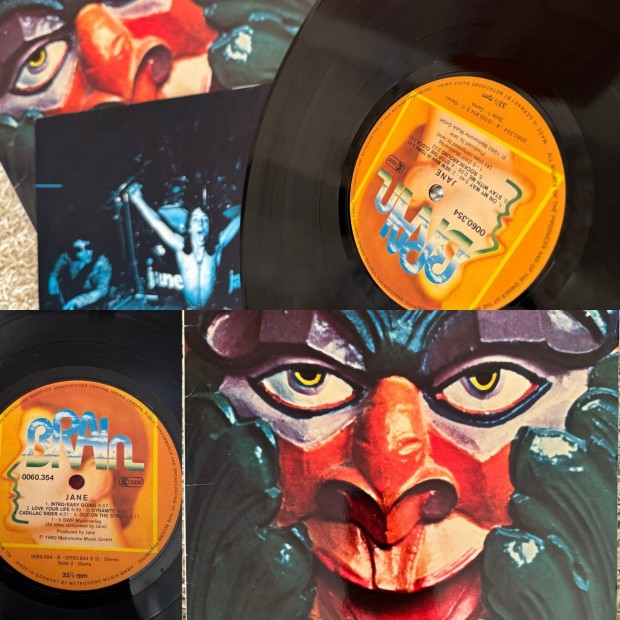 Jane prog rock vinyl bakelit lemez