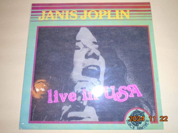 Janis Joplin - Live in USA Bakelit Lemez