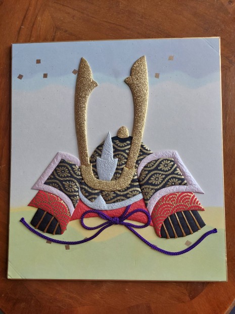 Japn "kabuto" szamurj sisak kpen