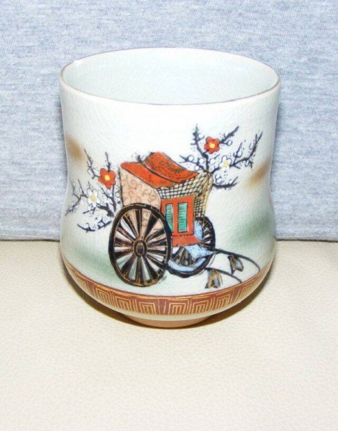Japán porcelán dísztárgy