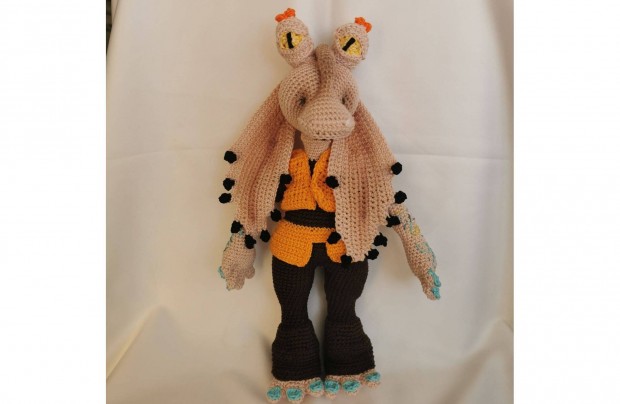 Jar Jar Binks amigurumi horgolssal kszlt 34 cm magas, j!