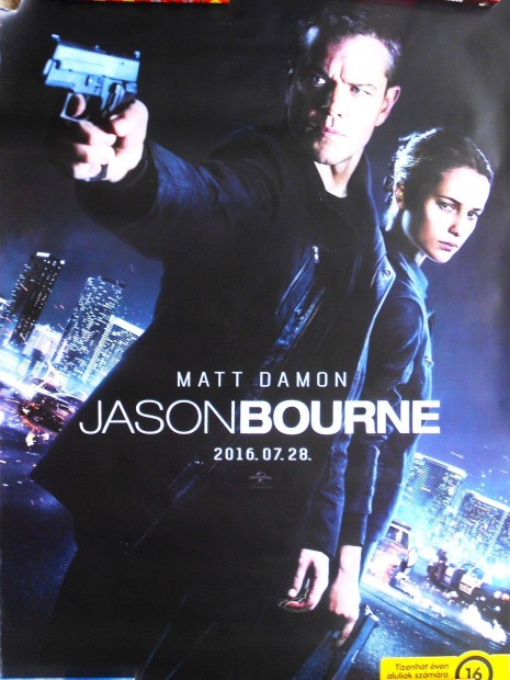 Jason Bourne Matt Damon 2016 mozi film plakt poszter