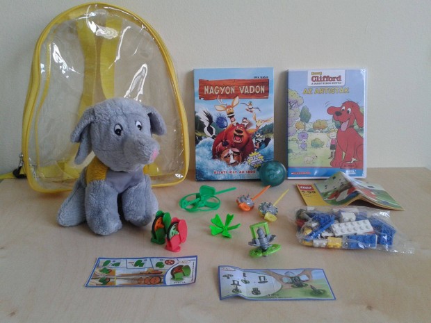 Jtkcsomag - LEGO, Kinder, mese DVD, plss (jszer)