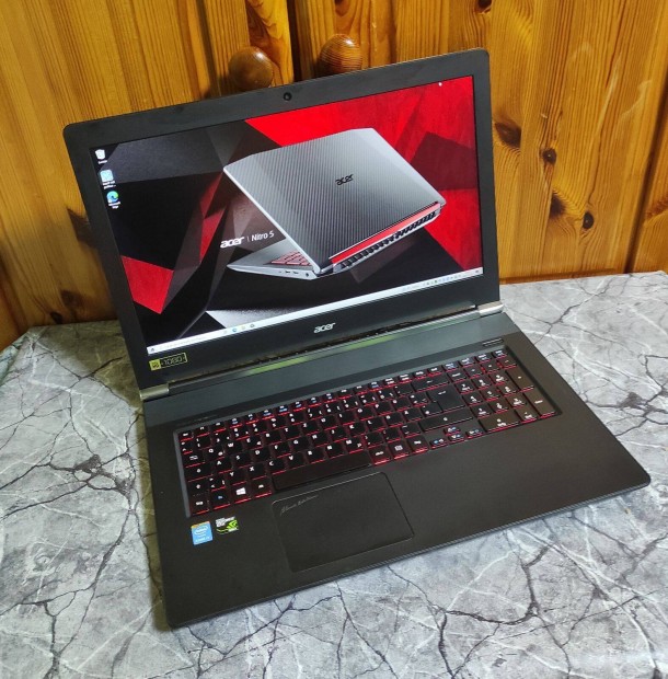 Jtkra! Gamer V-Nitro irslaptop 16GB m.2 SSD+HDD/ Szmla-garancia!