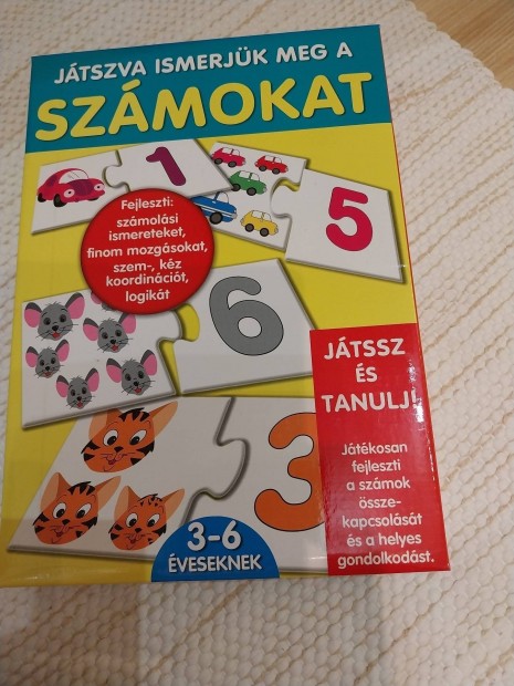 Jtszva ismerjk meg a szmokat 3-6 veseknek 