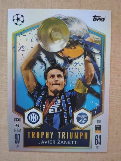 Javier Zanetti (Internazionale) Trophy Triumph BL 2024/25 focis krtya