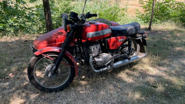 Jawa 350 oldalkocsis motor