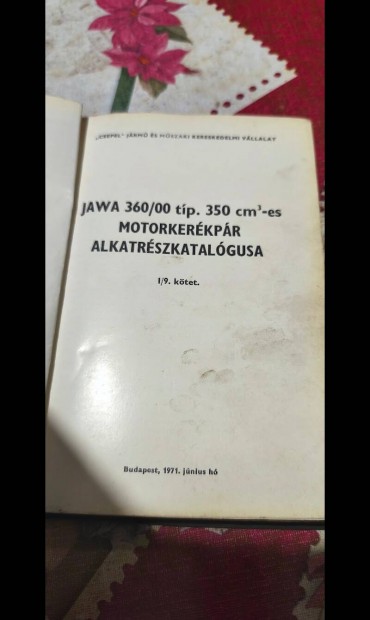 Jawa 360 alkatr�szkatal�gus
