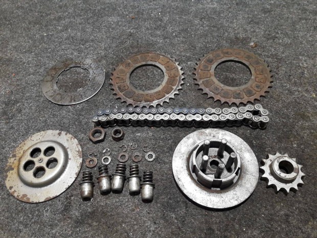 Jawa Mustang / Ideal 05 komplett kuplung szett