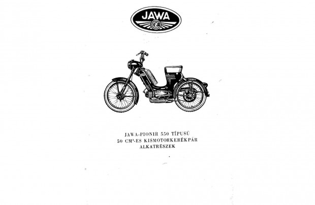 Jawa Pionir 550 alkatrész katalógus ( Magyar )(10.)