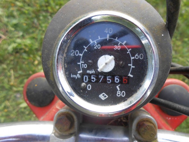 Jawa TLV 210 Babetta -ról : 5756 km-t használt gyári km óra
