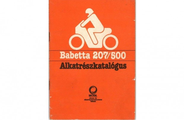 Jawa, Babetta alkatrész katalógus