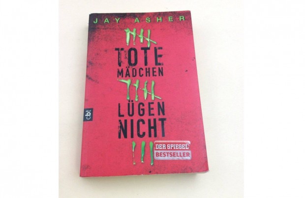 Jay Asher, Tote Mädchen lügen nicht, német ifjúgági könyv, új