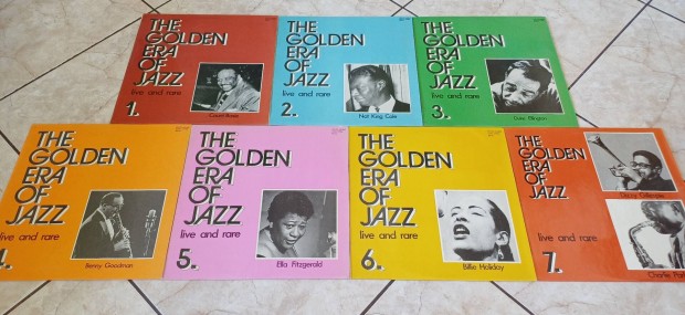 Jazz 7db teljes bakelit hanglemez sorozat