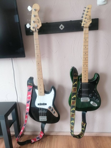 Jazz Bass & Stratocaster Gitár eladó Tárnokon
