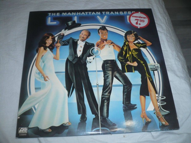 Jazz bakelit lemez lp manhattan transfer 1978 angol nyoms