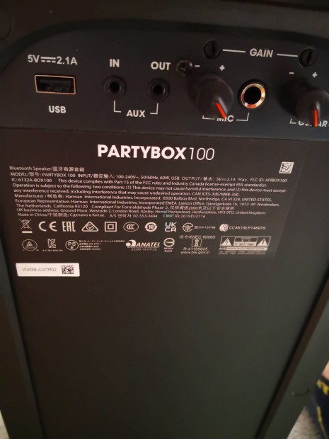Jbl partybox 100