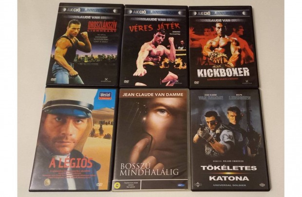 Jean Claude Van Damme Dvd Filmek Egyben, vagy kln ms rakon !