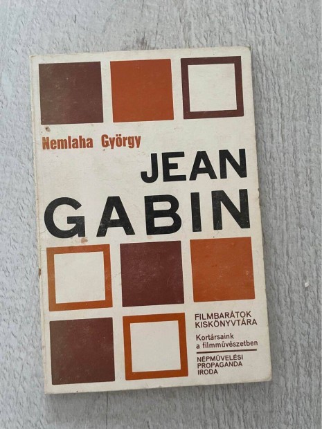 Jean Gabin letrajz (Nemlaha Gyrgy, knyv)