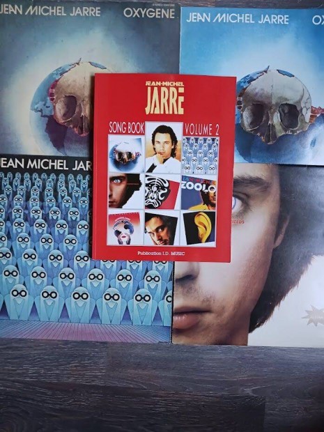 Jean Michel Jarre 4db lemez+ 1 kotta knyv