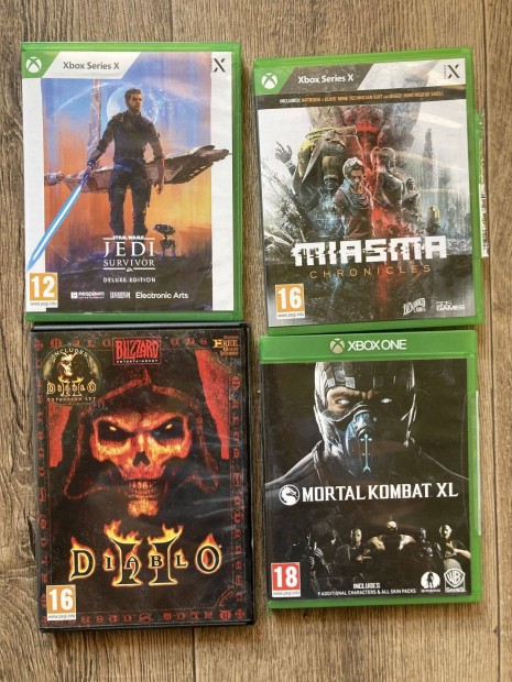 Jedi, Miasma, Mortal Kombat XL, Diablo II. elad