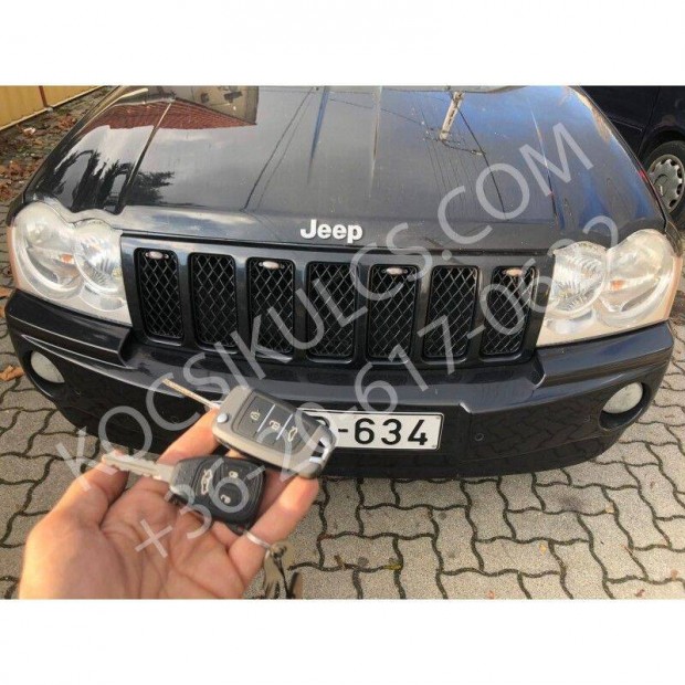 Jeep Grand Cherokee autkulcs msols, programozs