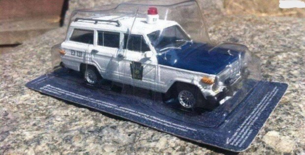 Jeep Wagoneer USA police rendr-kisauto modell 1/43 Elad