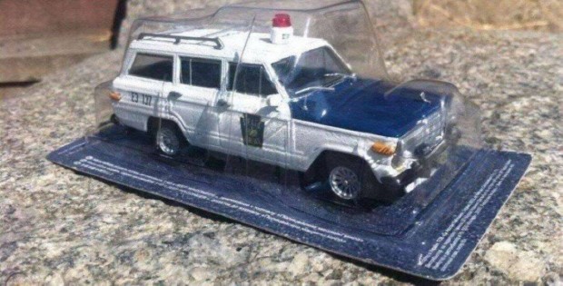 Jeep Wagoneer USA police rendr-kisauto modell 1/43 Elad