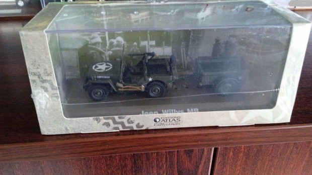 Jeep Willys MB "Atlas" kisauto modell 1/43 Elad