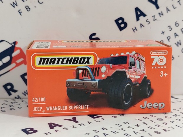 Jeep Wrangler Superlift - 42/100 -  Matchbox - 1:64
