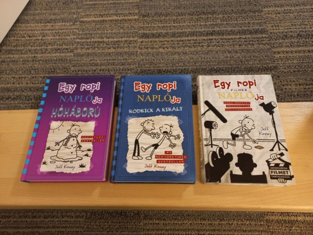 Jeff Kinney: Egy ropi naplja knyvek