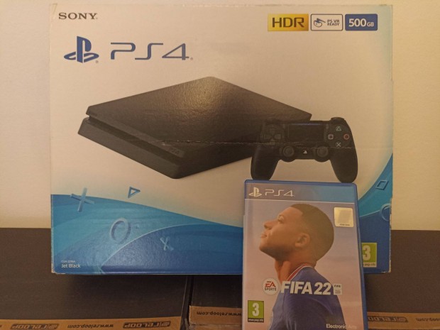 Jegelve cstrtkig PS4 Playstation 4 Slim 500GB + Fifa 22