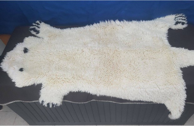 Jegesmaci pihe-puha csavartfonalas szőnyegecske, 110x65 cm