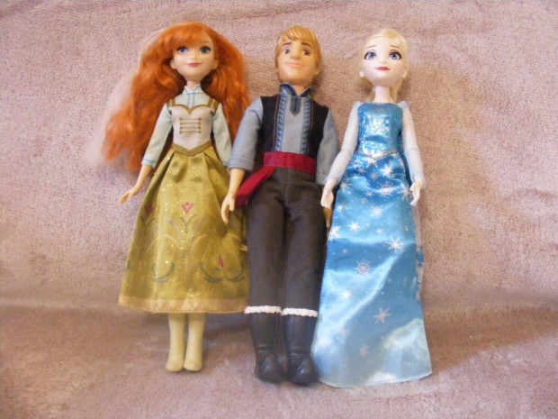 Jgvarzs baba csomag 2, Frozen Anna Elza Kristoff barbie baba