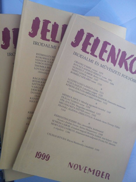 Jelenkor folyirat csomag (ingyen elvihet)