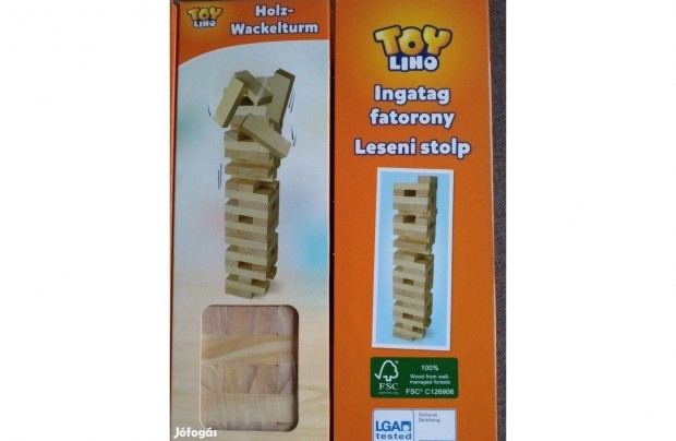 Jenga -( Eichhorn )Fa Torony (57db-os) j bontatlan