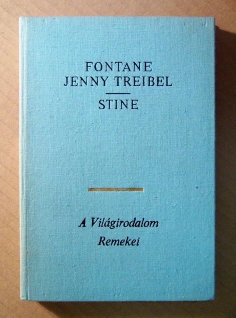 Jenny Treibel / Stine (Theodor Fontane) 1977 (foltmentes) 8kp+tartalo