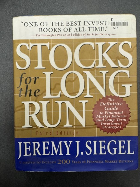 Jeremy J. Siegel Stocks for the Long Run angol nyelven